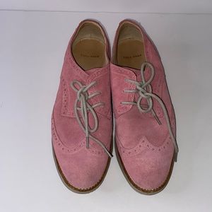 Pink Cole Haan Lunargrand Wingtip Oxfords